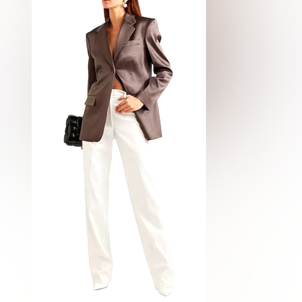 NWOT WEllDONE white coated pants